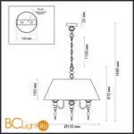 Люстра Odeon Light Sochi 4896/5A - Фото 1