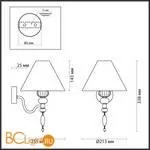 Бра Odeon Light Sochi 4896/1W - Фото 1