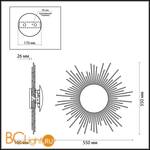 Настенный светильник Odeon Light Sole 4139/3W - Схема