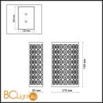 Настенный светильник Odeon Light Soras 2897/1W - Схема