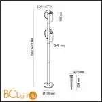 Садово-парковый фонарь Odeon Light SOTI 7087/12FL - Фото 0