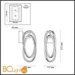 Настенный светильник Odeon Light Space 4891/23WL - Фото 1