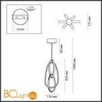 Подвесной светильник Odeon Light Space 4891/25L - Фото 1