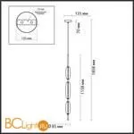 Подвесной светильник Odeon Light Spindle 4792/28L - Фото 2