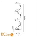 Настольный светильник Odeon Light Spira 3832/12TL - Схема