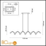 Подвесной светильник Odeon Light Spira 3832/50L - Схема