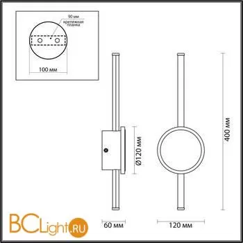 Настенный светильник Odeon Light Stilo 4256/12WL - Фото 2