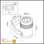 Уличный настенный светильник Odeon Light STIMA new 6648/6WA3 - Фото 0