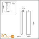 Настенный светильник Odeon Light STOFLAKE 5078/35WL - Схема