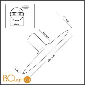Настенный светильник Odeon Light STOFLAKE 5078/35L - Фото 0