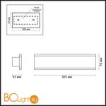 Настенный светильник Odeon Light Stravi 3810/16WL - Схема