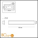 Настенный светильник Odeon Light Stravi 3810/24WL - Схема