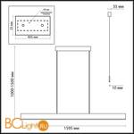 Подвесной светильник Odeon Light Stravi 3810/49L - Схема