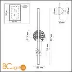 Настенный светильник Odeon Light STREKOZA new 5413/18WL - Фото 1