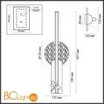 Настенный светильник Odeon Light STREKOZA new 5413/13WL - Фото 1