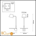 Бра Odeon Light Sven 4163/6WL - Схема