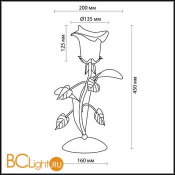 Настольная лампа Odeon Light Tale 2052/1T - Схема