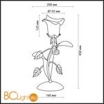 Настольная лампа Odeon Light Tale 2052/1T - Схема