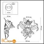 Бра Odeon Light Tale 2052/1W - Схема