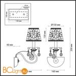 Бра Odeon Light Talsano 2922/1W - Схема