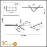 Потолочный светильник Odeon Light Tao 4368/50CL - Фото 0