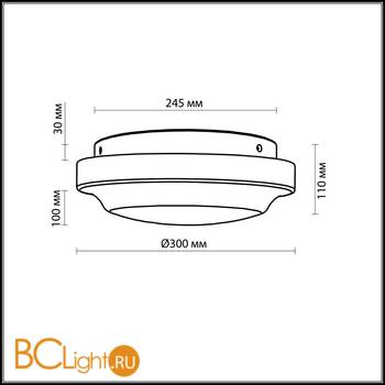 Потолочный светильник Odeon Light Tavoy 2760/2C - Схема