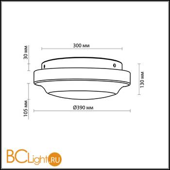 Потолочный светильник Odeon Light Tavoy 2760/3C - Схема
