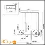 Подвесной светильник Odeon Light Teana 4357/57L - Фото 1