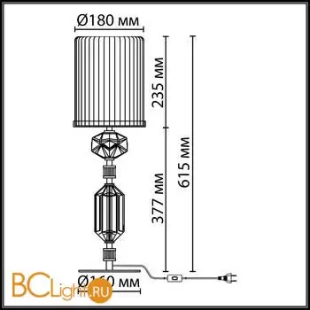 Настольная лампа Odeon Light TERRA 5414/1T - Фото 1