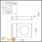 Уличный настенный светильник Odeon Light TILDA 6653/5WL - Фото 0