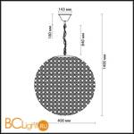 Подвесной светильник Odeon Light Tola 2704/5 - Схема