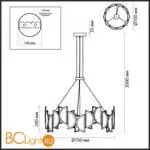Подвесной светильник Odeon Light TOSCANA new 5447/40L - Фото 0