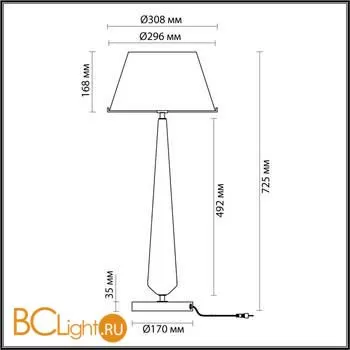 Настольная лампа Odeon Light Tower 4852/1T - Фото 2