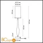 Настольная лампа Odeon Light Tower 4851/1T - Фото 2