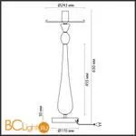 Основание для напольного торшера Odeon Light Tower 4868/1T - Фото 2