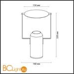 Настольная лампа Odeon Light Tram 4077/12TL - Схема