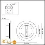 Настенный светильник Odeon Light Travertino 6625/5WL - Фото 0