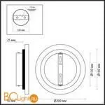 Настенный светильник Odeon Light Travertino 6625/8WL - Фото 0