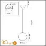 Подвесной светильник Odeon Light Travertino 6626/1L - Фото 1