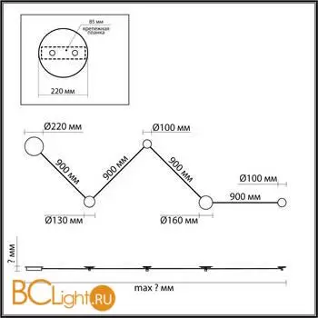 Настенный светильник Odeon Light Travertino 6625/25WL - Фото 1