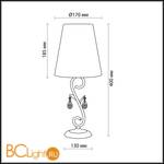 Настольная лампа Odeon Light Treli 2441/1T - Схема