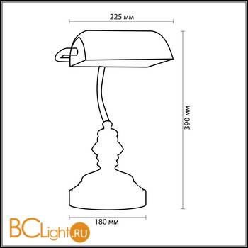 Настольная лампа Odeon Light Tres 2224/1T - Схема