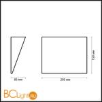 Настенный светильник Odeon Light Lan 2020/1W - Схема
