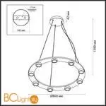 Подвесной светильник Odeon Light TURMAN 6631/75L - Фото 0