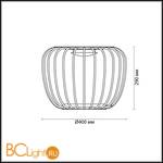 Настольная лампа Odeon Light Ulla 4105/7TL - Схема