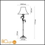Торшер Odeon Light Varza 2430/1F - Схема