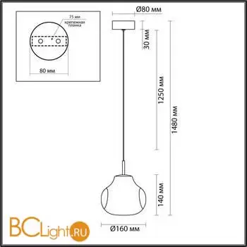Подвесной светильник Odeon Light VASO new 5097/4LA - Фото 0