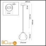 Подвесной светильник Odeon Light VASO new 5097/4LA - Фото 0