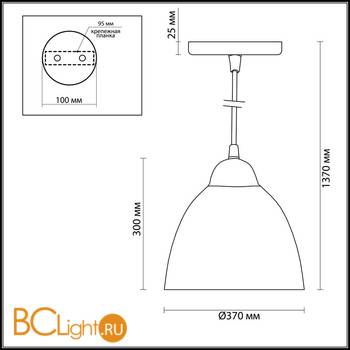 Подвесной светильник Odeon Light Veki 3302/1 - Схема