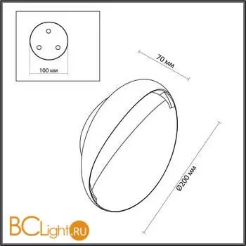 Настенный светильник Odeon Light VELA new 7003/7WL - Фото 0